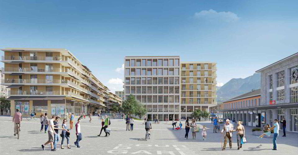 Bureau & Commerce null pièces à louer à Sion - image 1/6