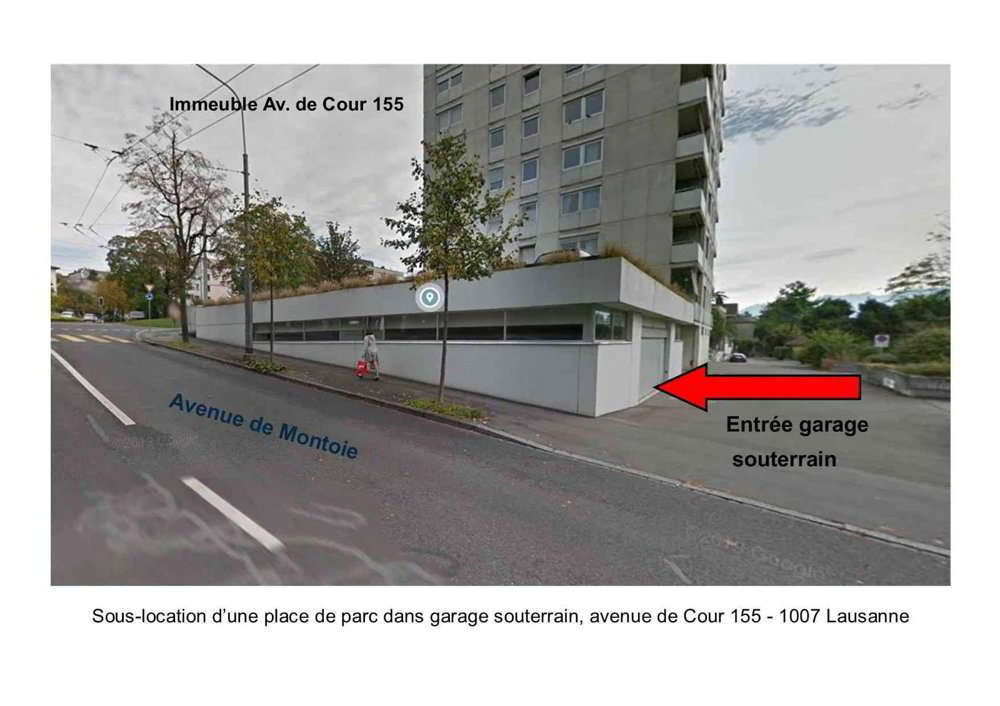 Parking, garage null pièces à louer à Lausanne - image 1/1