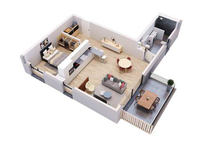 Appartement 2.5 pièces à louer à Reconvilier - image 1/4