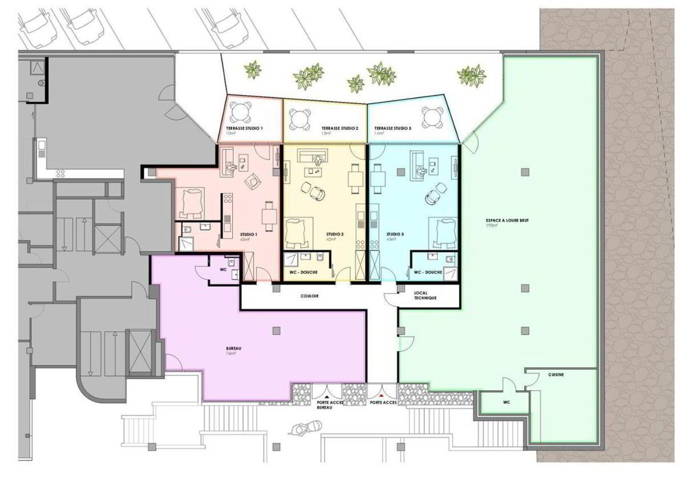 1 Zimmer Büro zu vermieten in Delsberg - Bild 1/18