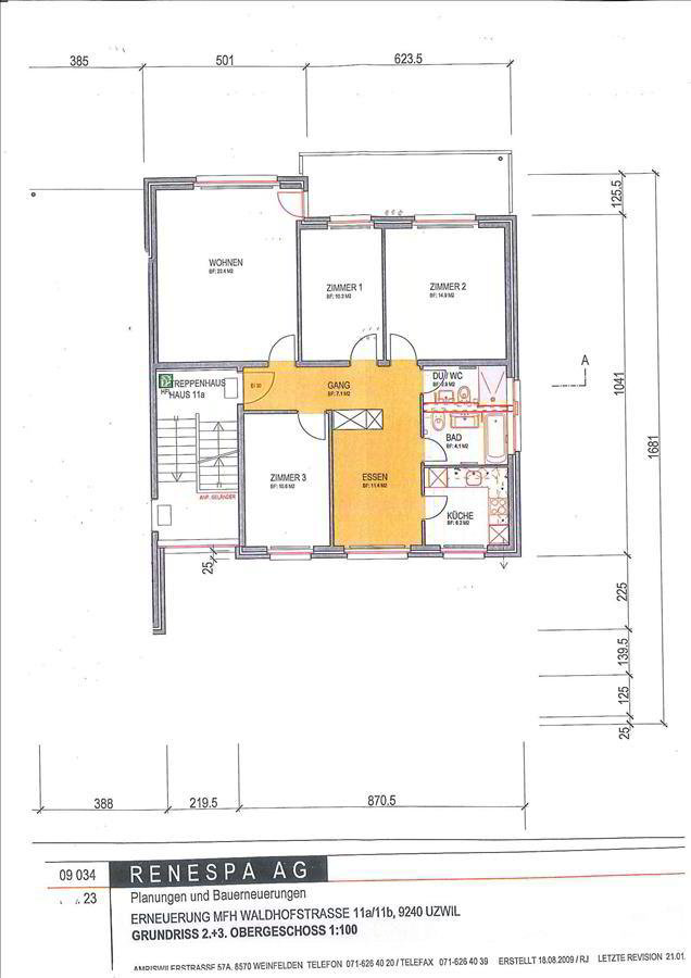 4.5 Zimmer Wohnung zu vermieten in Uzwil - Bild 1/7