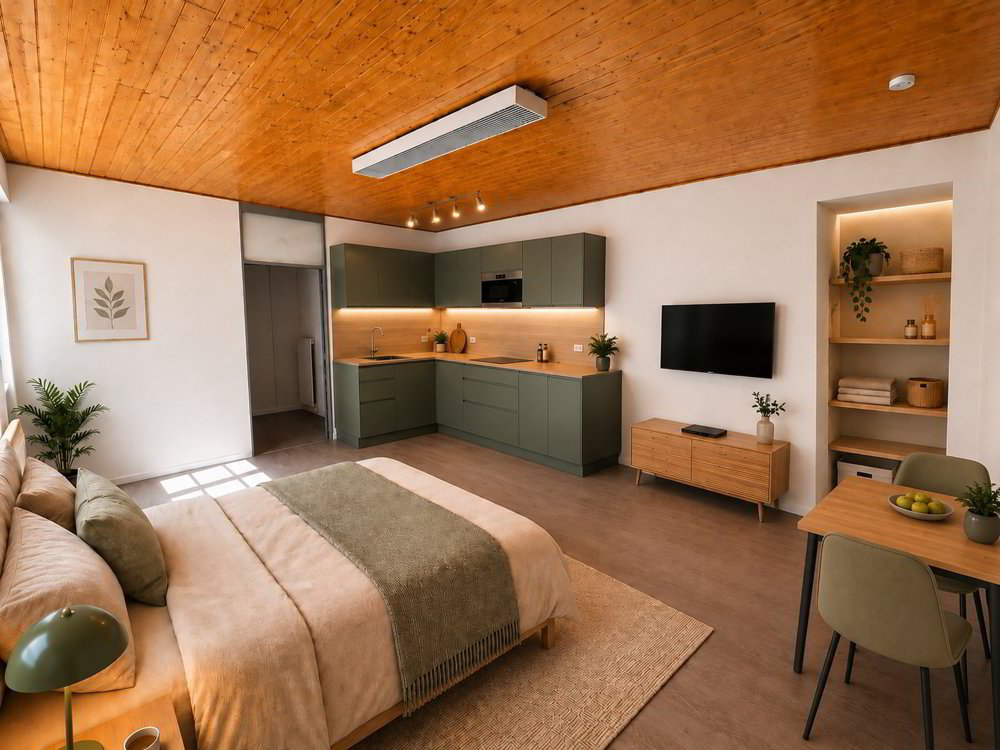 1 Zimmer Wohnung zum verkaufen in St-Ursanne - Bild 1/2