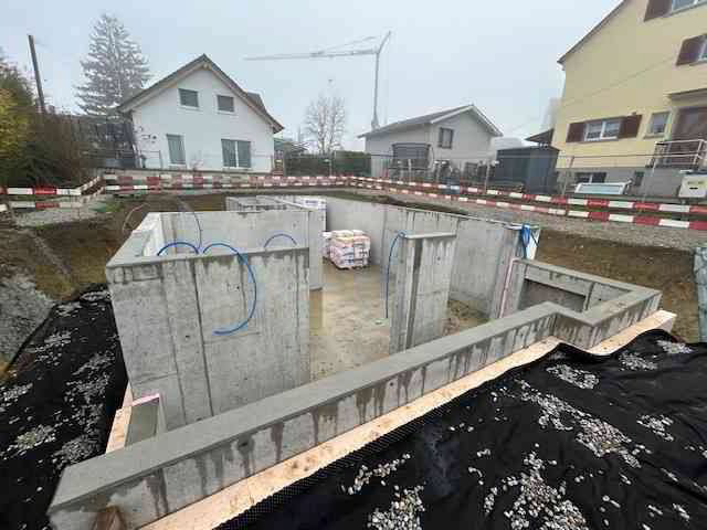 Bauland mit isoliertem, wasserdichtem Wohn-Keller, BJ. Sept. 2025 - Ansicht 3