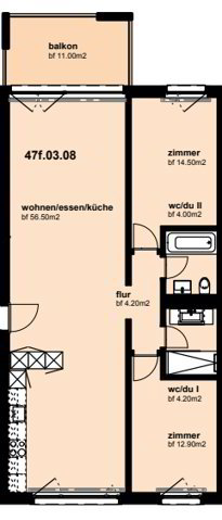 Appartement 3.5 pièces à louer à Biel/Bienne - image 1/9