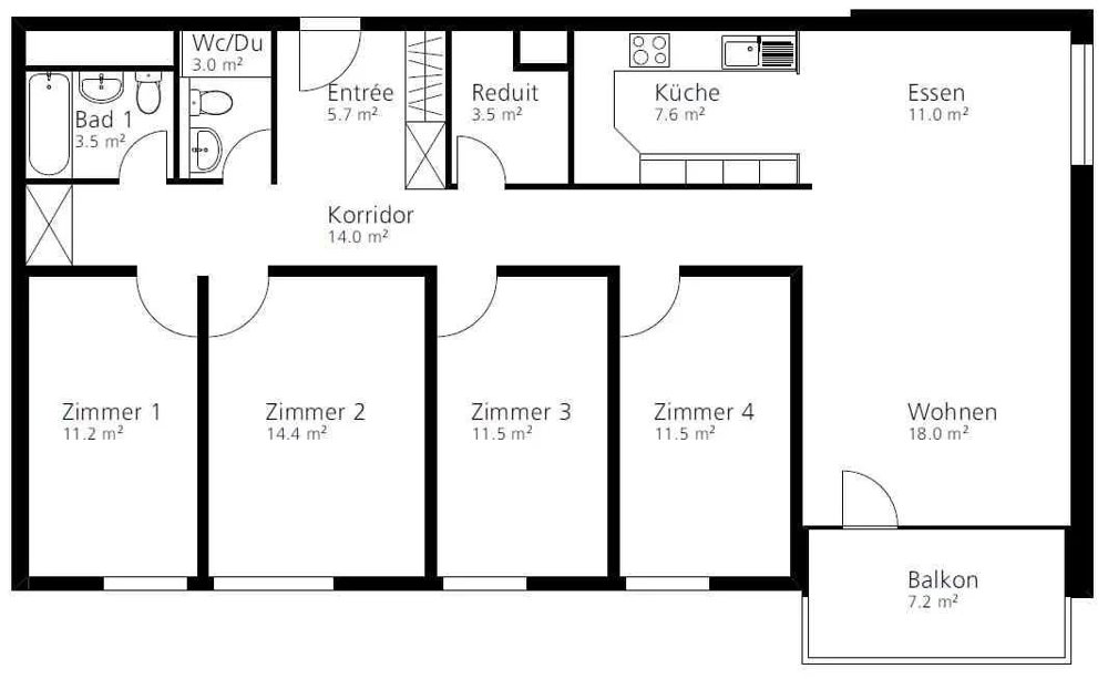 5.5 Zimmer Wohnung zum verkaufen in Bern - Bild 1/13