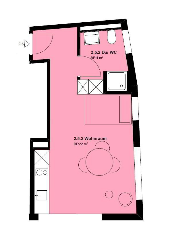 1.5 rooms Apartment for rent in Chur - image 1/5
