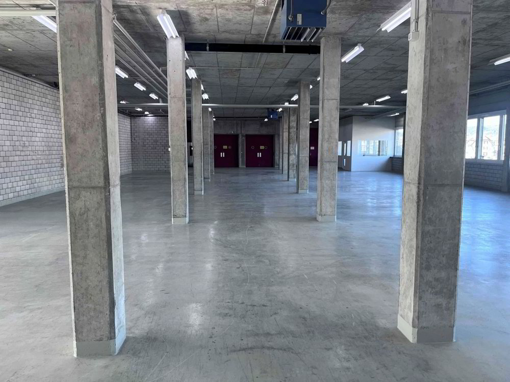 1'676 m² Gewerbefläche 145.-/m2/J. - Mehr