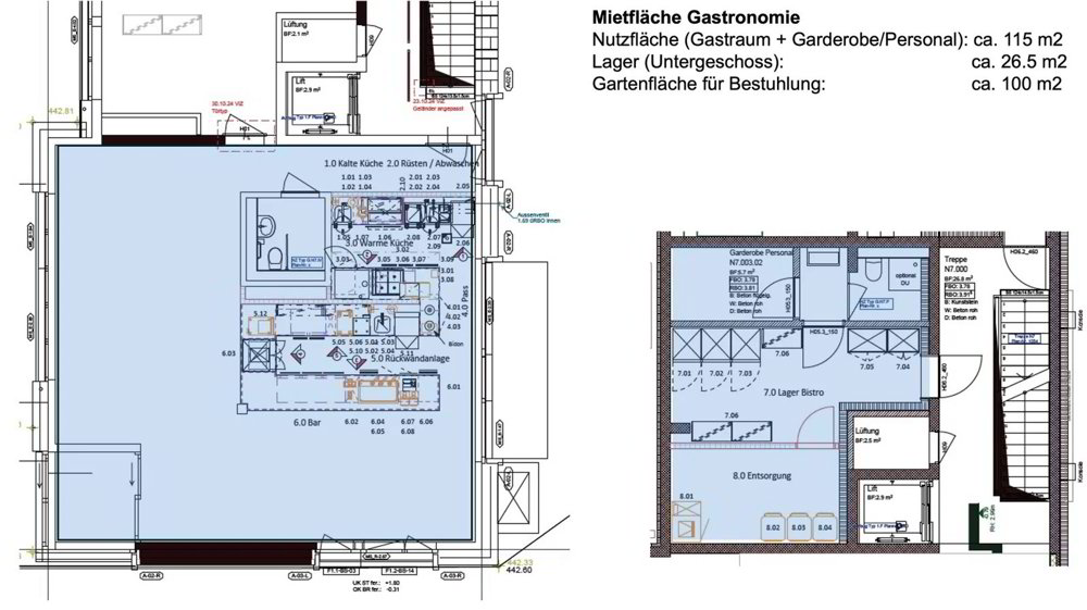 Neuer Gastronomie-Hotspot - Quartierplatz Birch Seebach - Ansicht 3