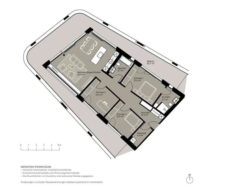 Appartement 4.5 pièces à louer à Maienfeld - image 1/10
