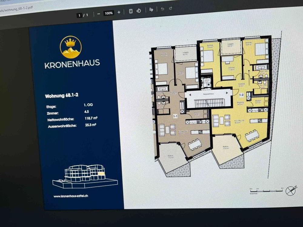 Appartamento di 4.5 locali in affitto a Sattel - immagine 1/3