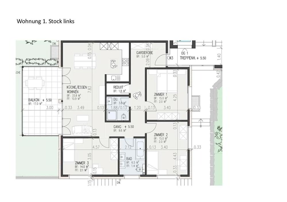 Appartamento di 4.5 locali in affitto a Oberburg - immagine 1/12