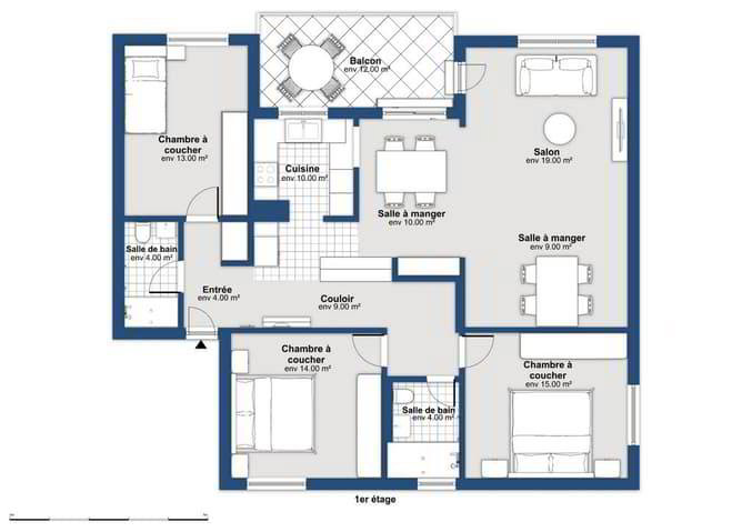 Appartement 4.5 pièces à acheter à Peseux - image 1/11