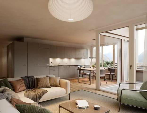 5.5 Zimmer Wohnung zu vermieten in Visp - Bild 1/7