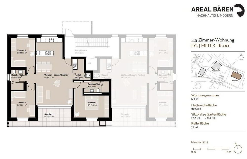 Appartamento di 4.5 locali in affitto a Roggwil BE - immagine 1/2