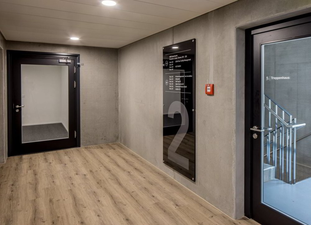 Büro mit 45 m² in Gewerbegebäude zu vermieten - Ansicht 3