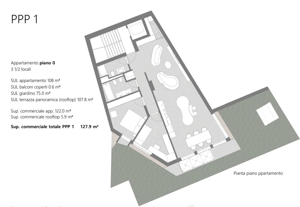 Appartamento di 3.5 locali in vendita a Lugano - immagine 1/8
