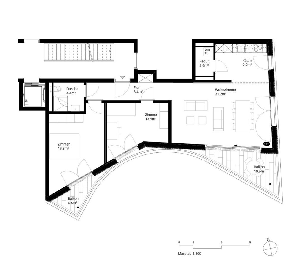 3.5 Zimmer Wohnung zu vermieten in Basel - Bild 1/12