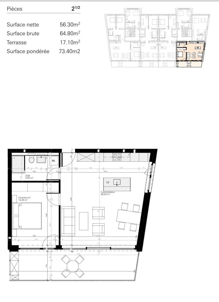 Appartement 2.5 pièces à louer à Sierre - image 1/9