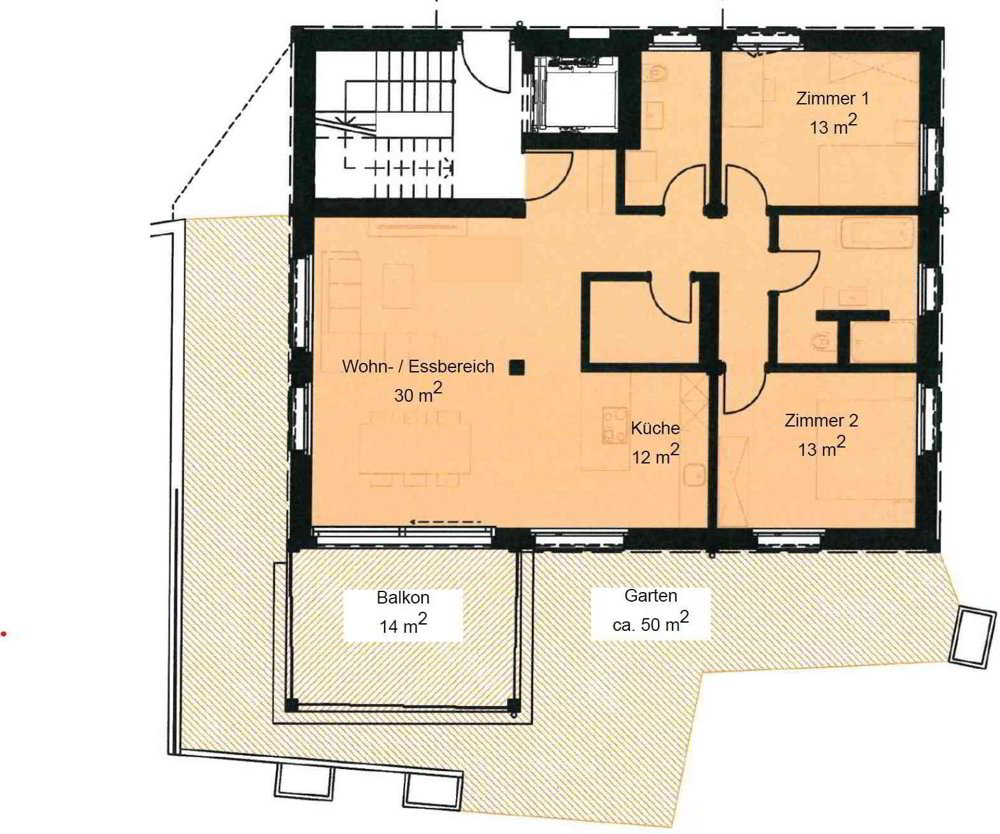 Appartement 3.5 pièces à louer à Baar - image 1/12