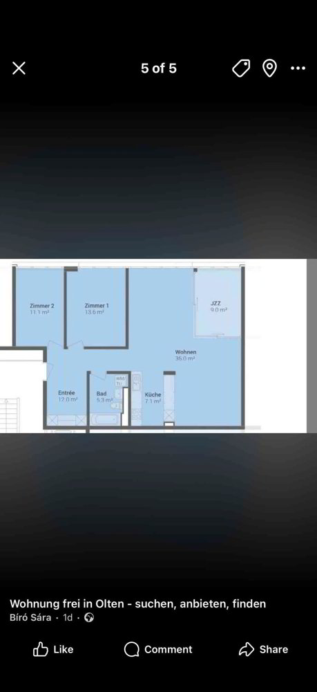 Appartement 3.5 pièces à louer à Olten - image 1/5