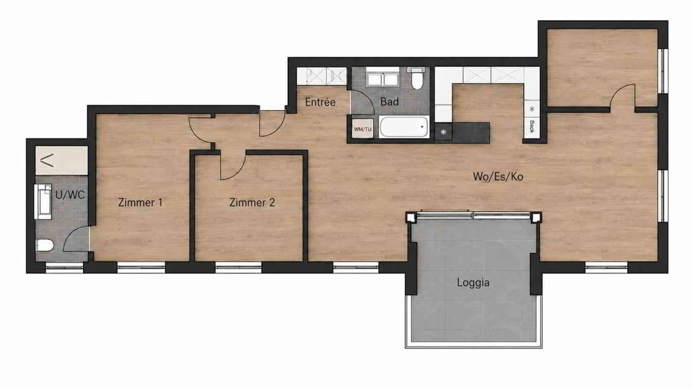 Appartement 4.5 pièces à louer à Ebnat-Kappel - image 1/12