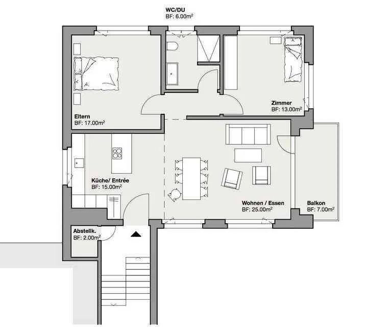 3.5 Zimmer Wohnung zu vermieten in Fischingen - Bild 1/12