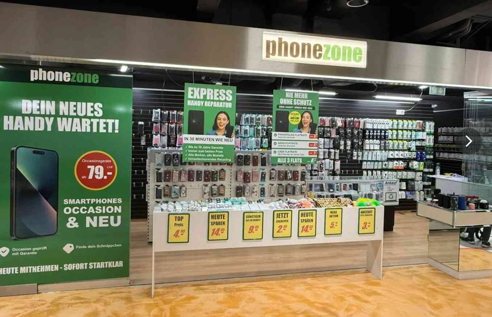 Handy-Shop im Schönbühl Center Luzern – komplett eingerichtet – sofort