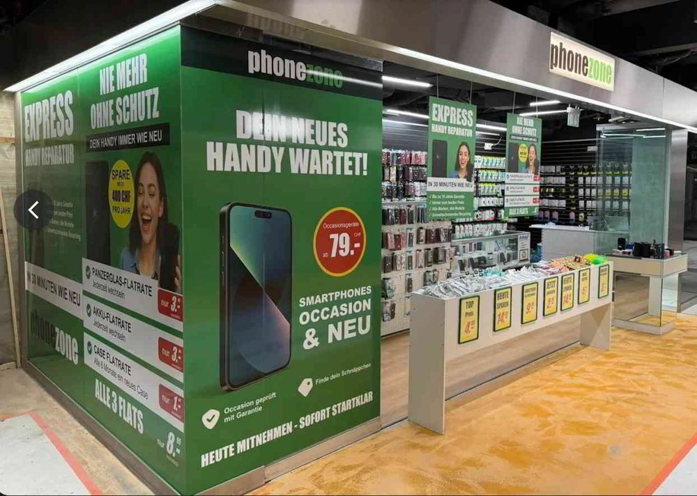 Handy-Shop im Schönbühl Center Luzern – komplett eingerichtet – sofort - Ansicht 3