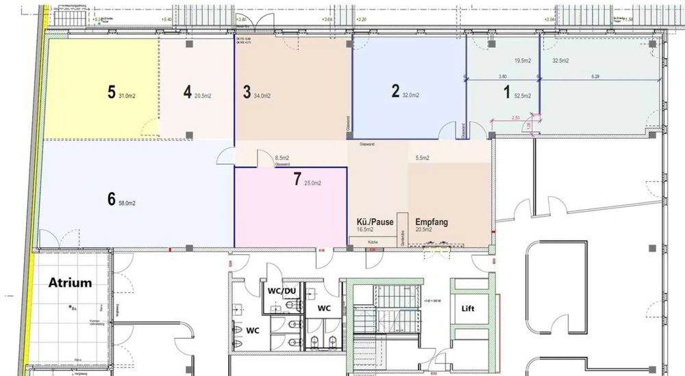 null rooms Office & Commercial for rent in Baden - image 1/11