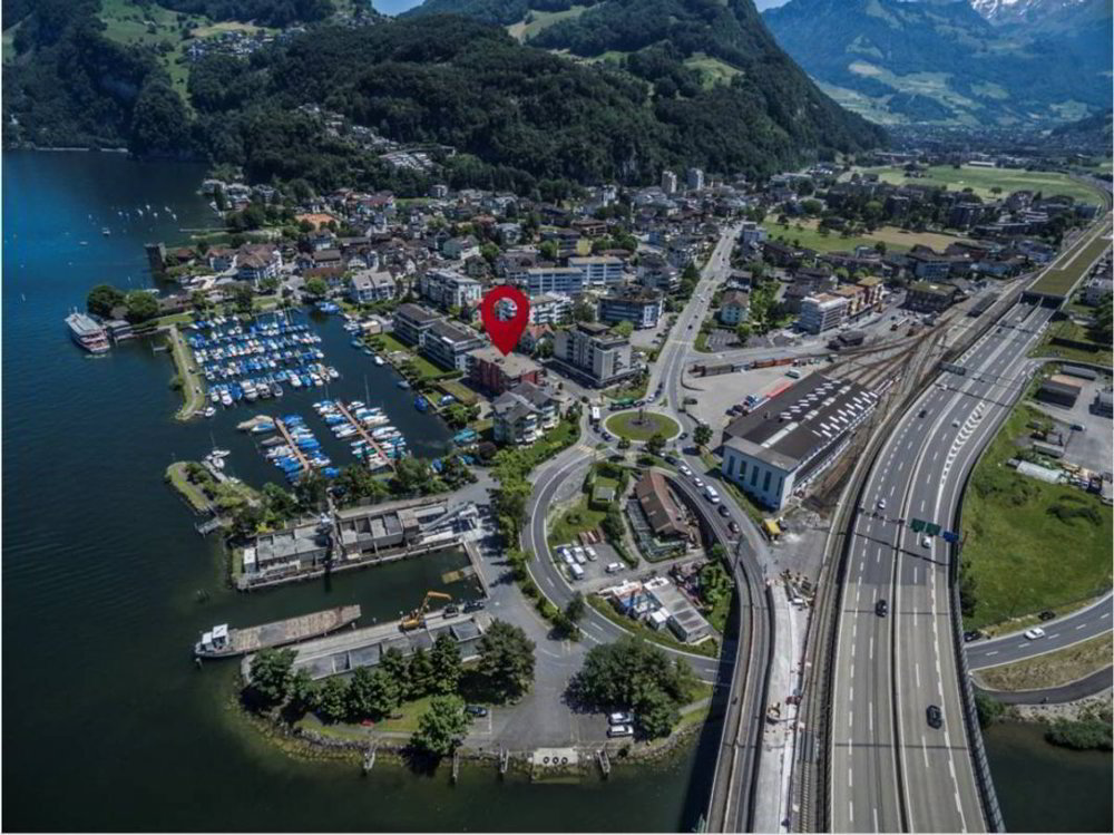 Centre commercial en location à Stansstad - 186 m² - Ansicht 2