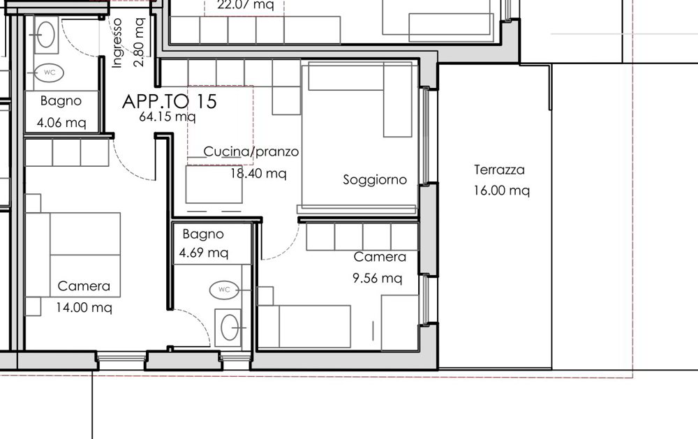 3.5 rooms Apartment to buy in Vacallo - image 1/7