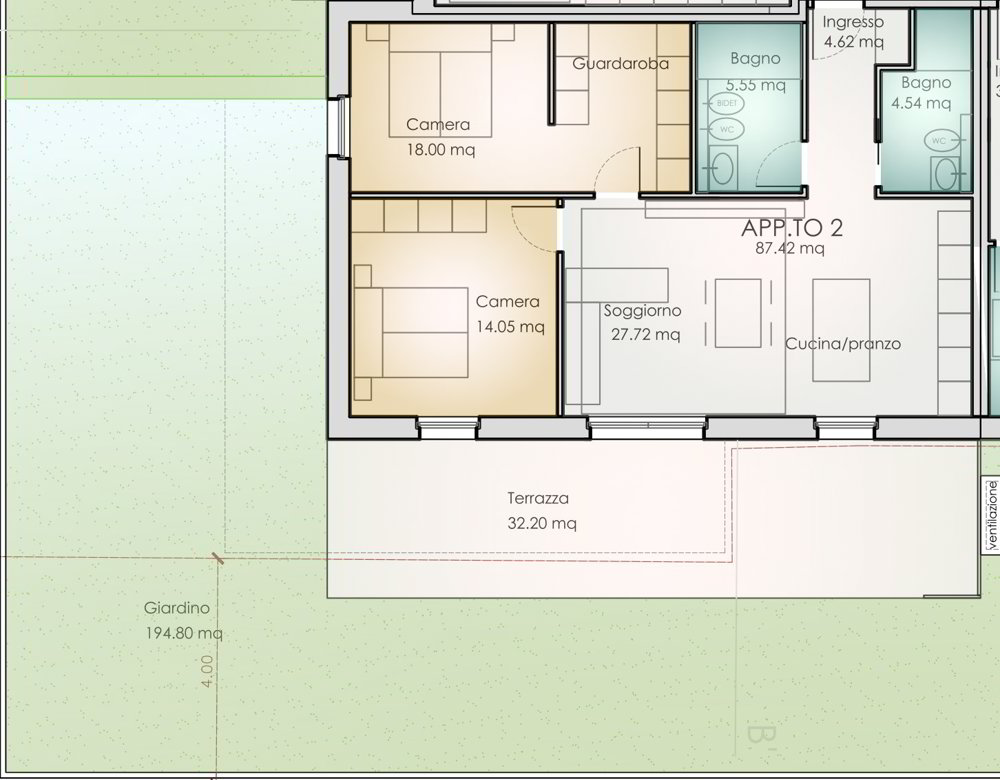 3.5 rooms Apartment to buy in Vacallo - image 1/7