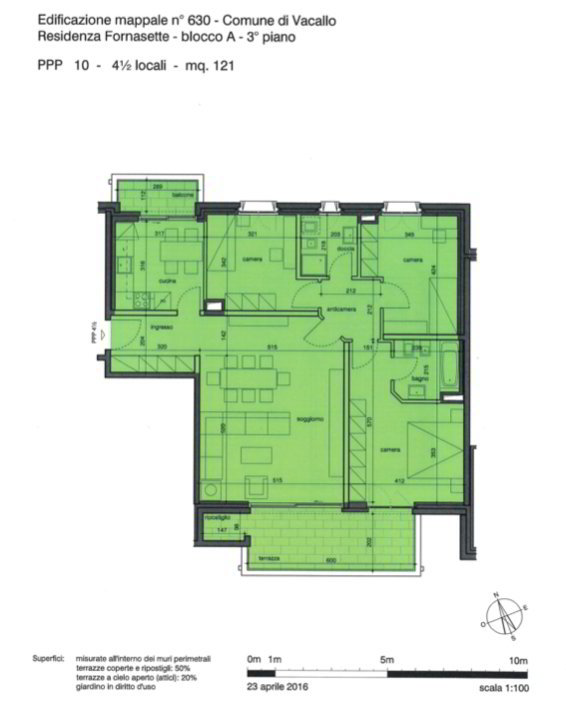 4.5 rooms Apartment to buy in Vacallo - image 1/10