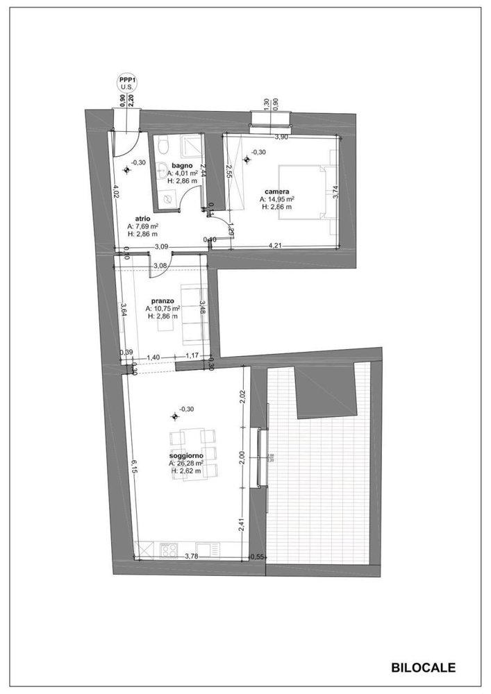 2 rooms Apartment to buy in Rancate - image 1/8