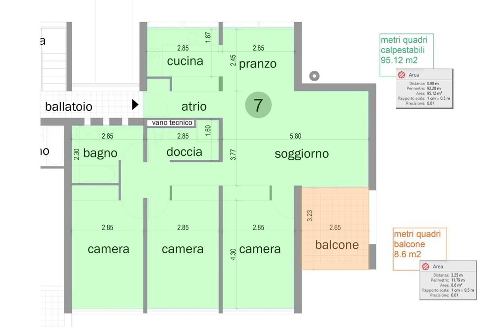 4.5 rooms Apartment to buy in Cadempino - image 1/22