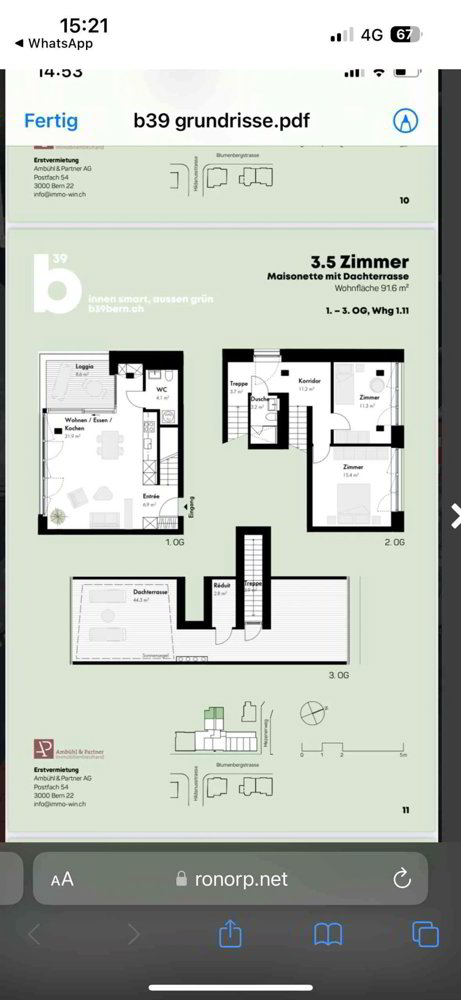 3.5 rooms Apartment for rent in Bern - image 1/11