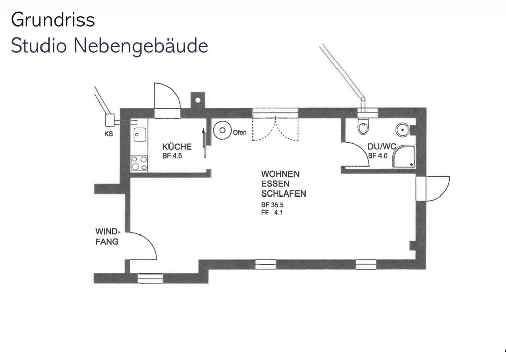 1 rooms Apartment for rent in Berg SG - image 1/9