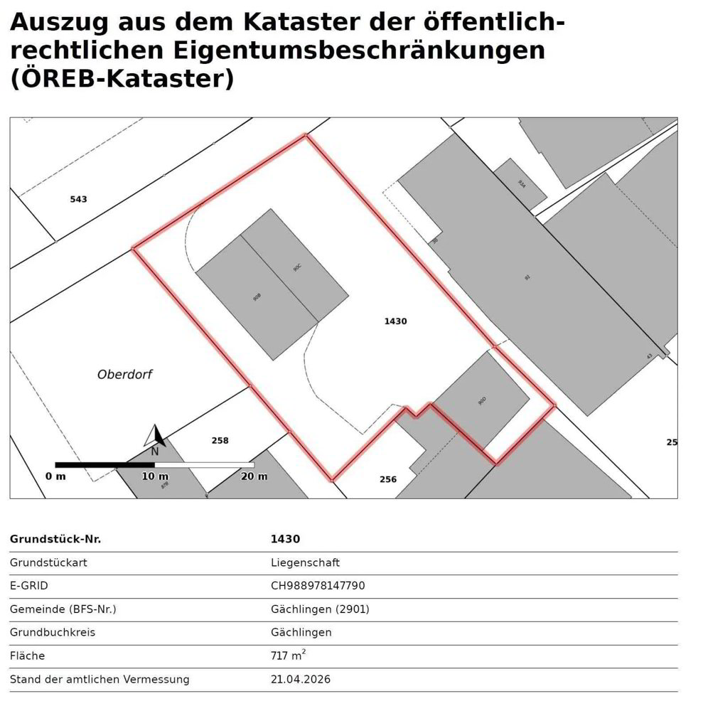 Grosszügige Bauparzelle für Einfamilienhaus oder Mehrfamilienhaus - Ansicht 2