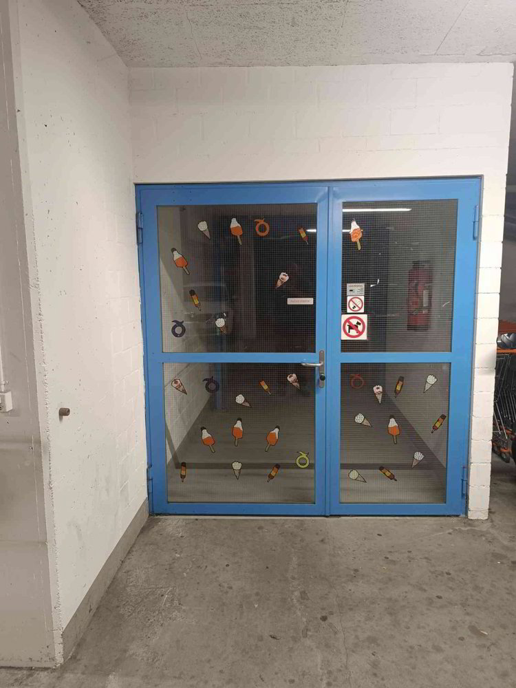 Lagerraum mit Büro und eingebauten Tresor - Mehr