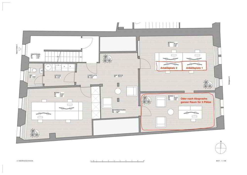 1 Zimmer Büro zu vermieten in Olten - Bild 1/7