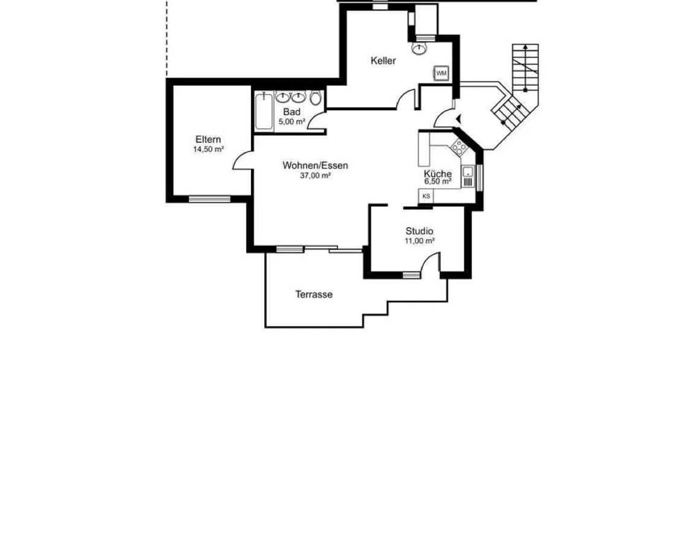 3.5 Zimmer Wohnung zu vermieten in Cham - Bild 1/5