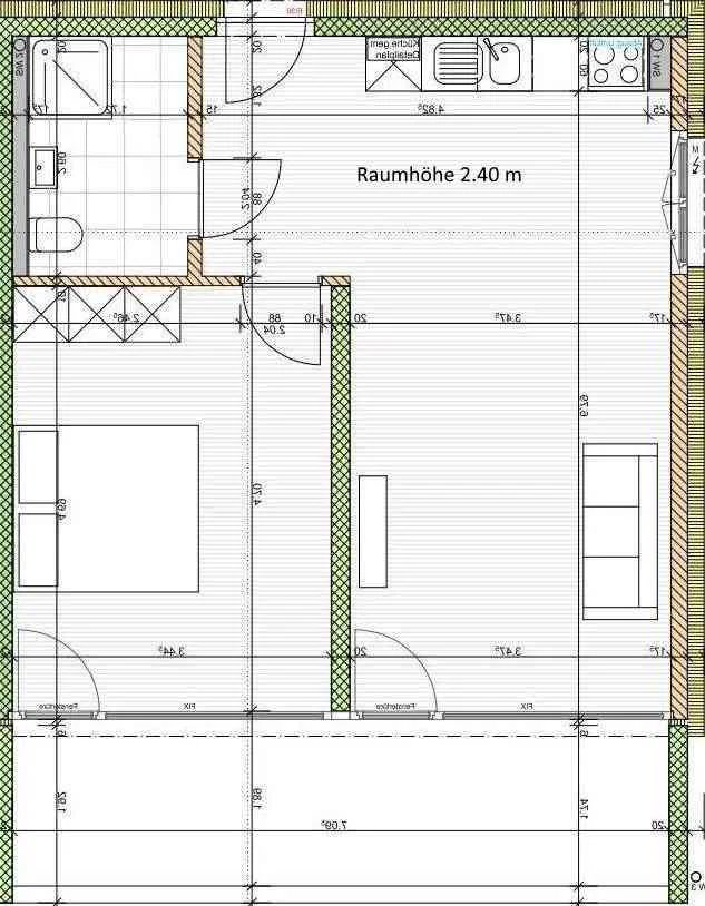 Appartamento di 2 locali in affitto a Frümsen - immagine 1/9