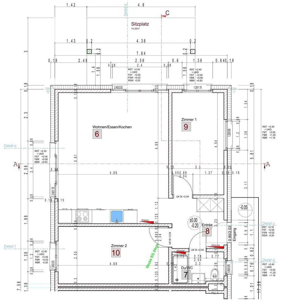 3.5 Zimmer Wohnung zu vermieten in Luterbach - Bild 1/8