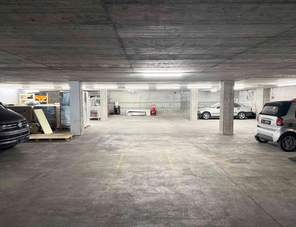 Zwei Tiefgaragenparkplätze an zentraler Lage in Buchs - Ansicht 2