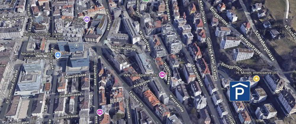 Tiefgaragenplatz in St.Gallen-Zentrum - Ansicht 2