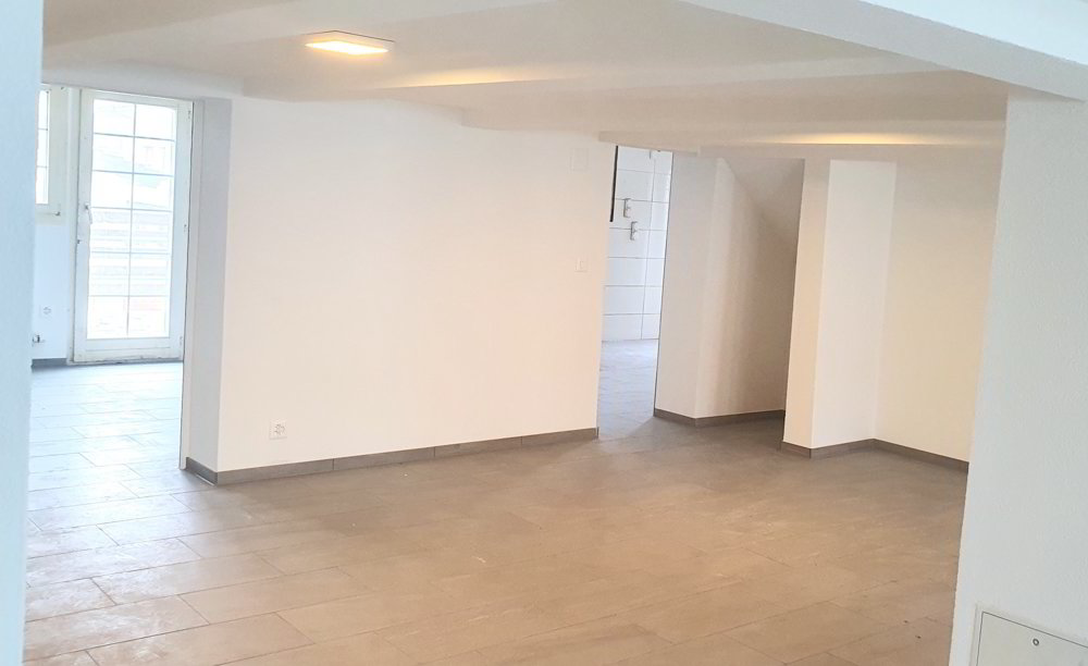 Gewerbefläche mit grosser Terrasse, ideal für Café/KiTa/Pilates- oder Yogastudio - Ansicht 2