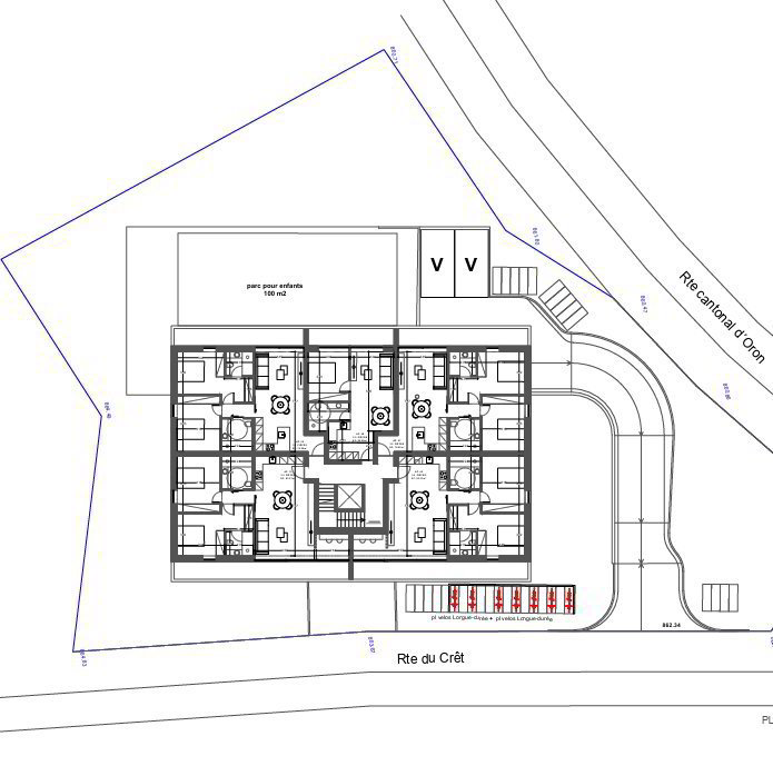 Projet de promotion immobilière Vuisternens La Joux, à 10 minutes de Bulle - Ansicht 4