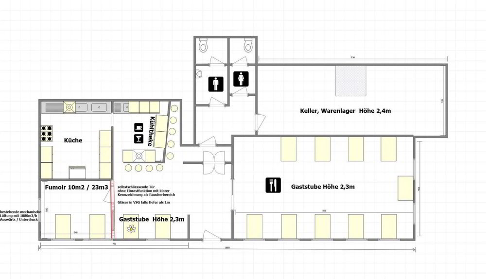 Restaurant an gut befahrener Strasse - Ansicht 3