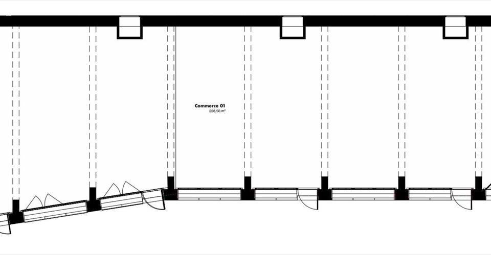 Arcade de 229 m² avec vitrine - Ansicht 2