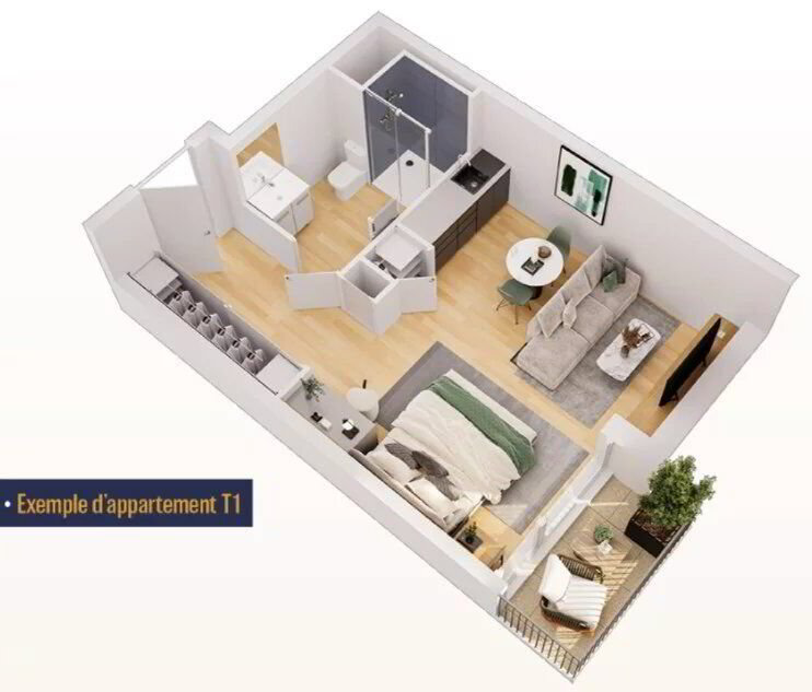 1 Zimmer Wohnung zum verkaufen in Les Marécottes - Bild 1/2